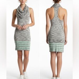 Marciano Cowl Neck Racerback Knit Dress